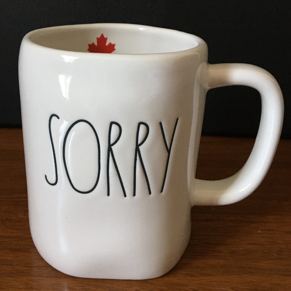 Rae Dunn SORRY 🍁 Mug